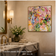 Spring Reverie — Pink & Green Floral Abstract Art