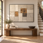 Stone Strata 02 — Textured Wabi-Sabi Wall Art