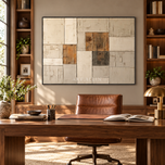 Stone Strata 02 — Textured Wabi-Sabi Wall Art