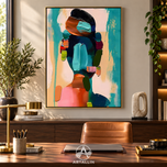 Kinetic Dialogue — Color Abstract Wall Art