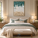 Tactile Movement — Teal & Ivory Textured Color Abstract Wall Art