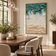 Tactile Movement — Teal & Ivory Textured Color Abstract Wall Art