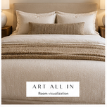 Taupe Pulse — Warm Taupe Textured Wabi-Sabi Wall Art