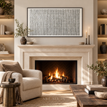 Organic Gesture 02 — Textured Wabi-Sabi Wall Art