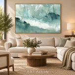 Urban Contour 02 — Textured Wabi-Sabi Wall Art