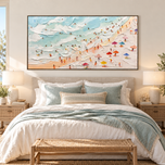 Urban Threshold 03 — Sculptural Textured Ocean Panoramic Wall Art