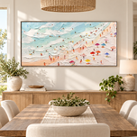 Urban Threshold 03 — Sculptural Textured Ocean Panoramic Wall Art