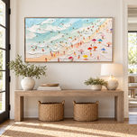 Urban Threshold 03 — Sculptural Textured Ocean Panoramic Wall Art