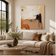 Warm Gesture — Neutral Abstract Impasto Painting