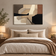 Quiet Geometry — Wabi-Sabi Geometric Abstract Wall Art